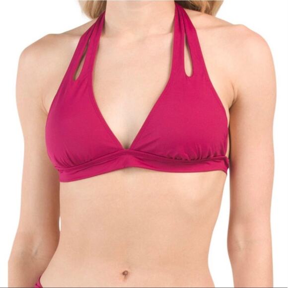 LA BLANCA Swim Island Cutout Bikini Top 6 NWT - Picture 1 of 8